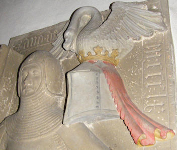 Germany Grunsfeld - St Peter and St Paul Gerhard von Rieneck 1382